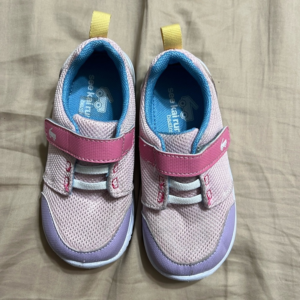 Child size 9 shoes. Pastel palette. Like new (worn 2x)